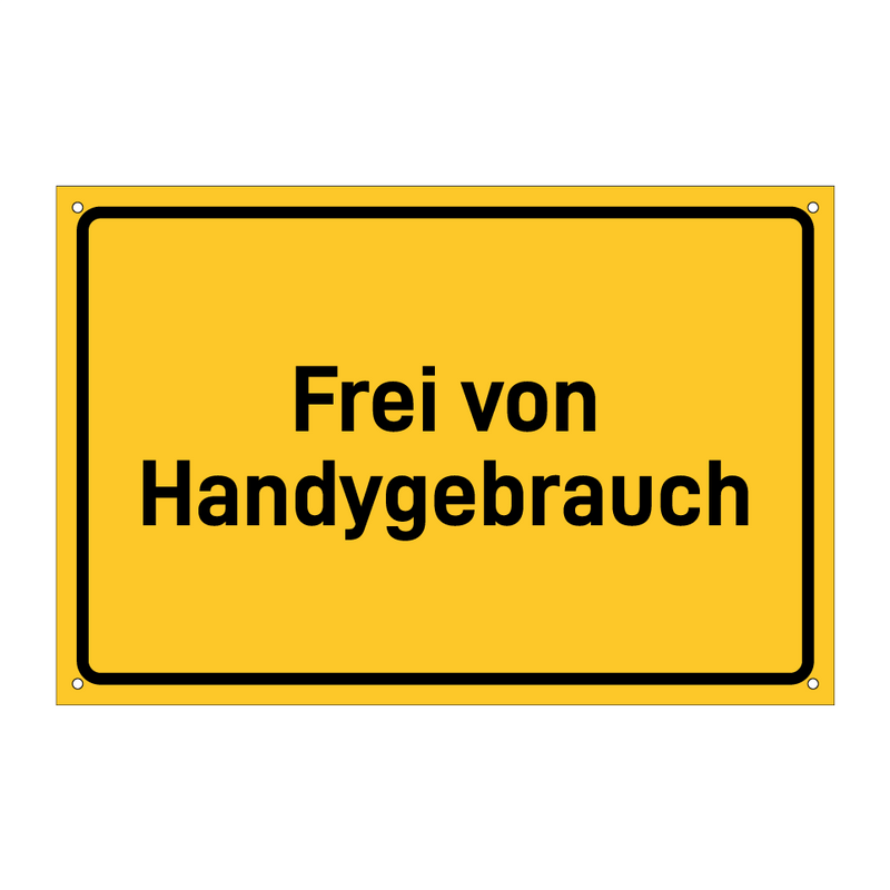 Frei von Handygebrauch