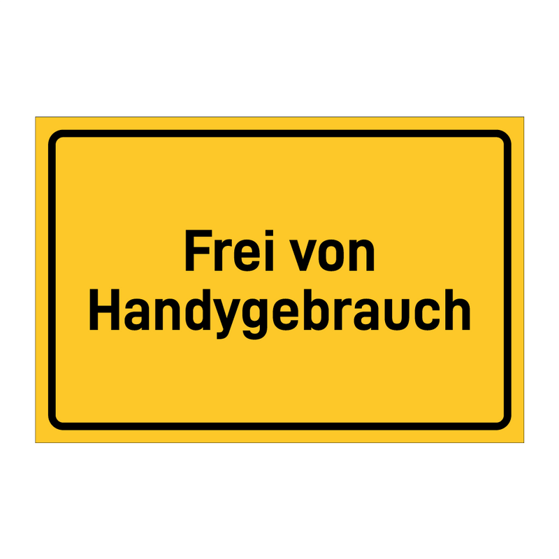 Frei von Handygebrauch