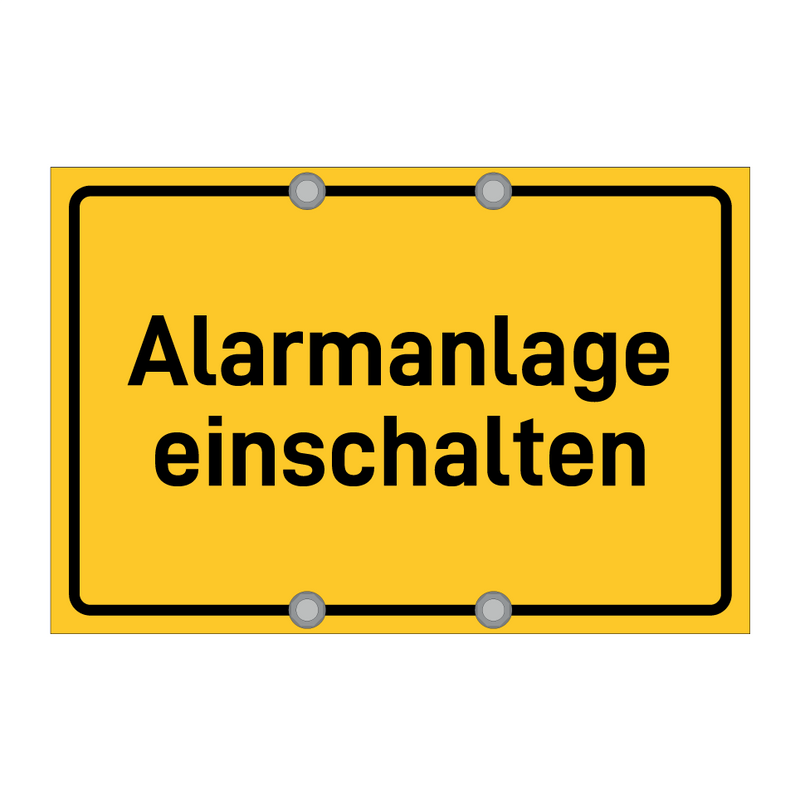 Alarmanlage einschalten & Alarmanlage einschalten & Alarmanlage einschalten