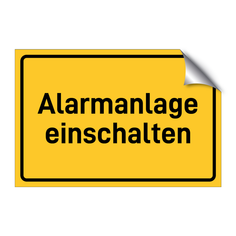 Alarmanlage einschalten & Alarmanlage einschalten & Alarmanlage einschalten