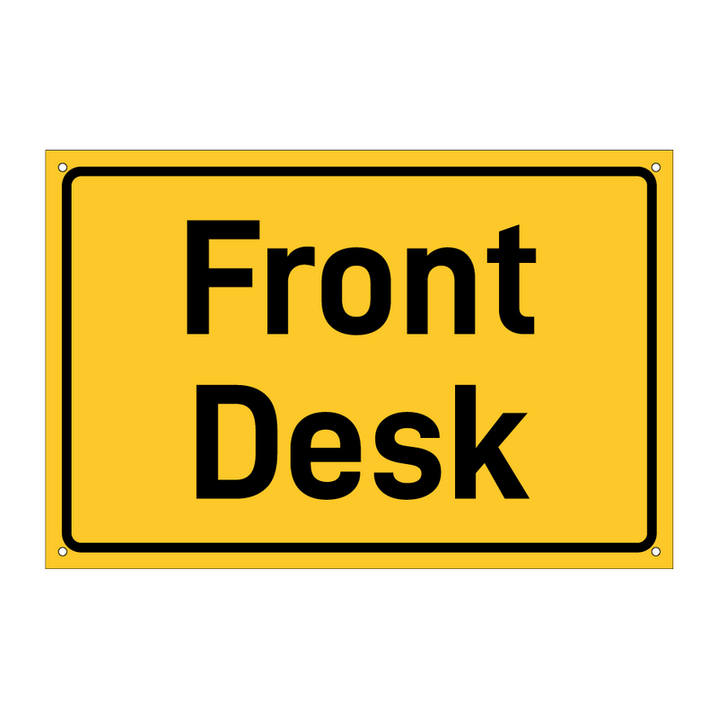 Front Desk & Front Desk & Front Desk & Front Desk & Front Desk & Front Desk & Front Desk