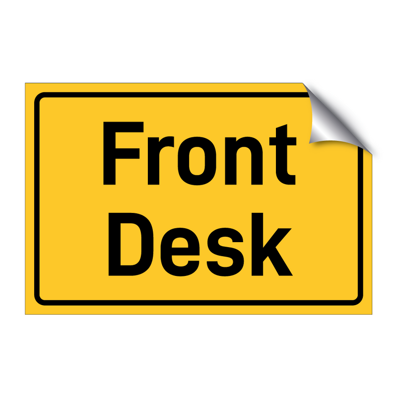 Front Desk & Front Desk & Front Desk & Front Desk