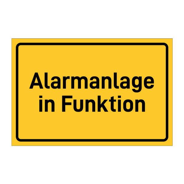 Alarmanlage in Funktion & Alarmanlage in Funktion & Alarmanlage in Funktion