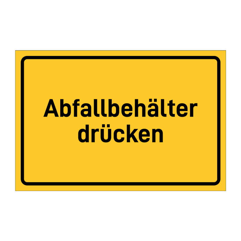 Abfallbehälter drücken & Abfallbehälter drücken & Abfallbehälter drücken