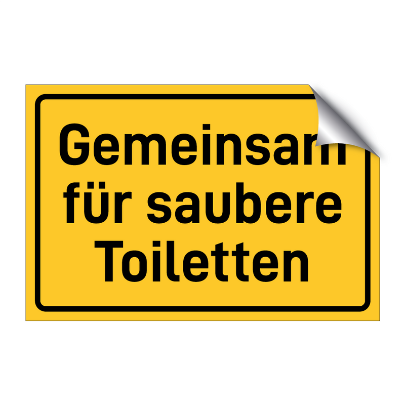 Gemeinsam für saubere Toiletten