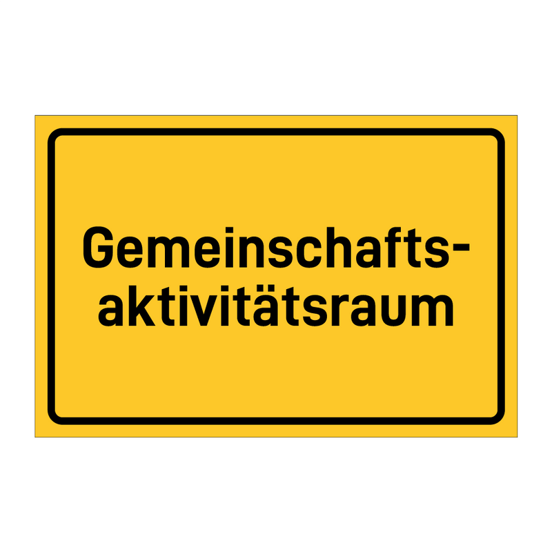 Gemeinschafts- aktivitätsraum