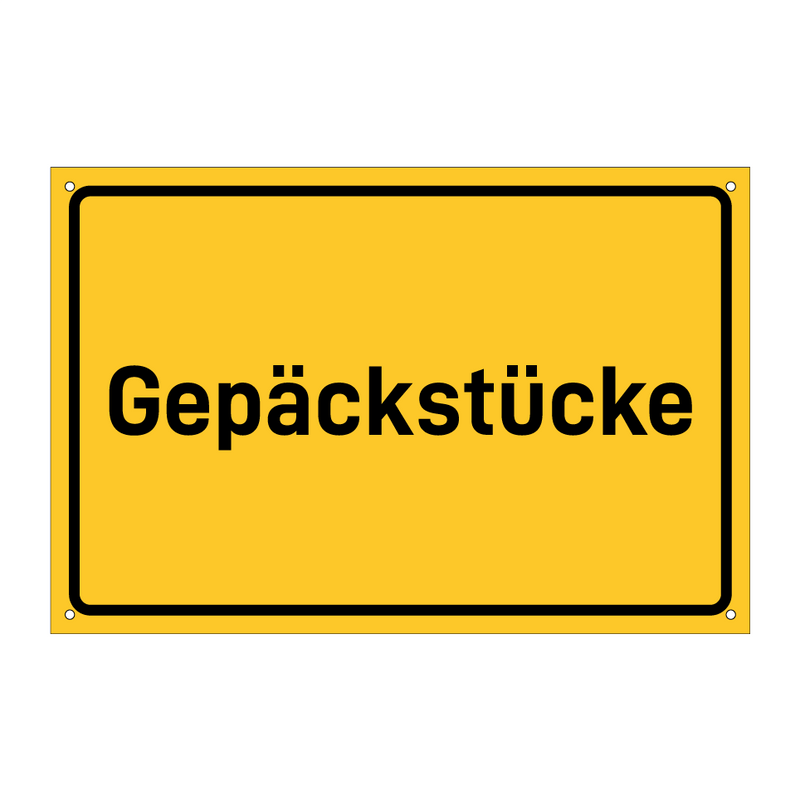 Gepäckstücke