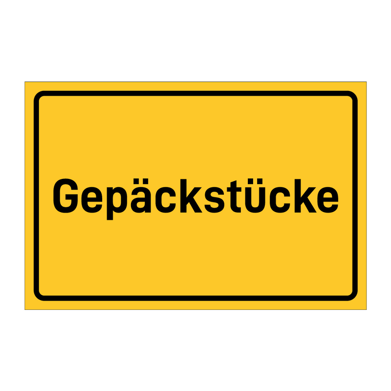 Gepäckstücke