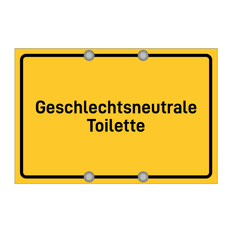 Geschlechtsneutrale Toilette