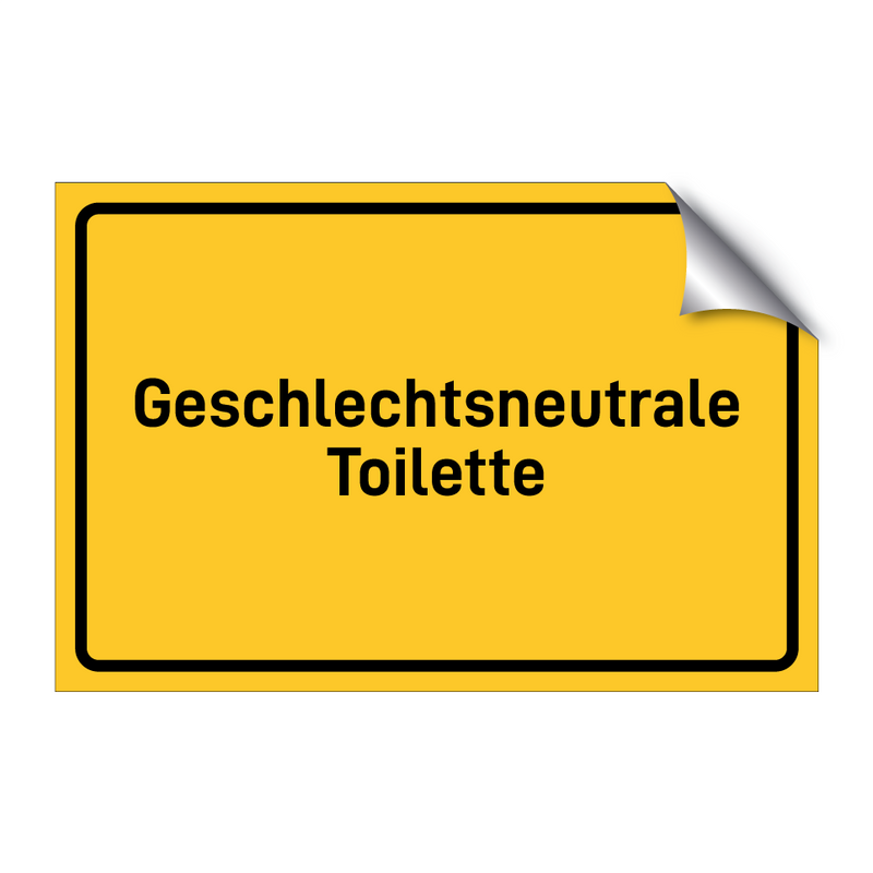 Geschlechtsneutrale Toilette