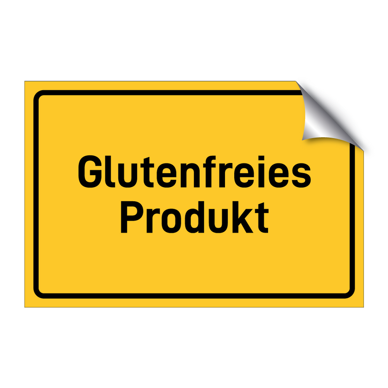 Glutenfreies Produkt