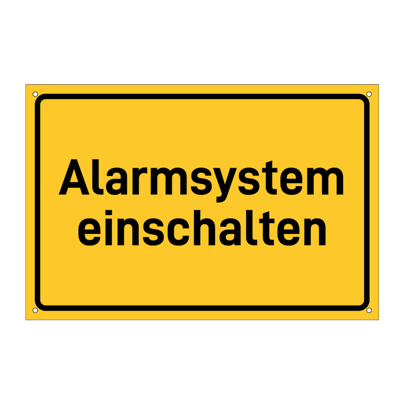 Alarmsystem einschalten & Alarmsystem einschalten & Alarmsystem einschalten