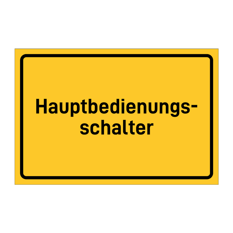 Hauptbedienungs- schalter & Hauptbedienungs- schalter & Hauptbedienungs- schalter