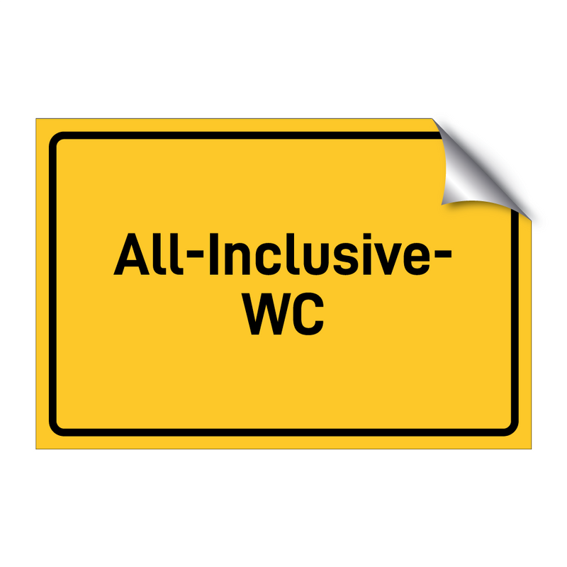 All-Inclusive- WC & All-Inclusive- WC & All-Inclusive- WC & All-Inclusive- WC