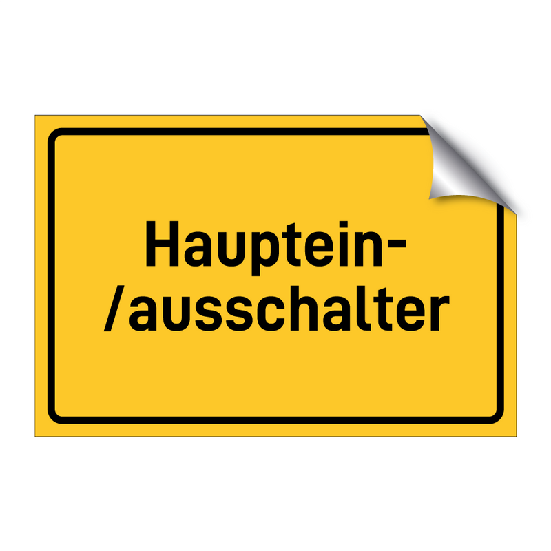 Hauptein- /ausschalter