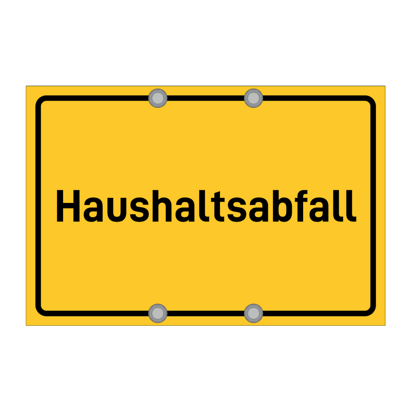 Haushaltsabfall