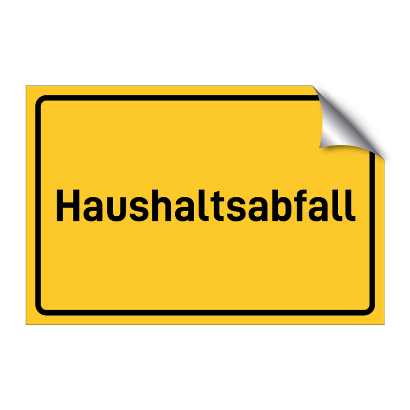 Haushaltsabfall