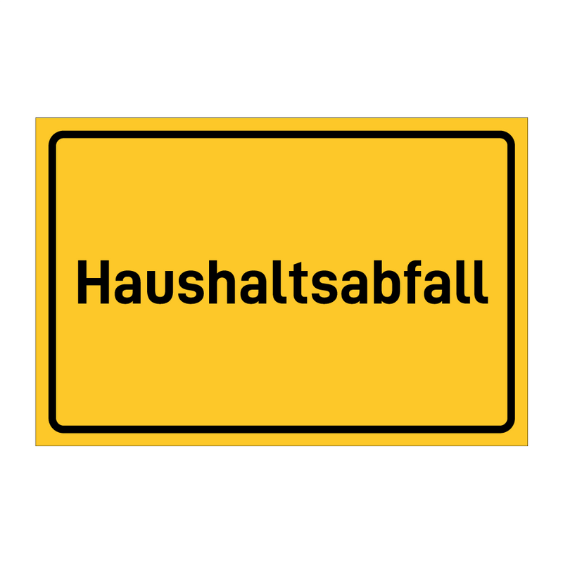 Haushaltsabfall