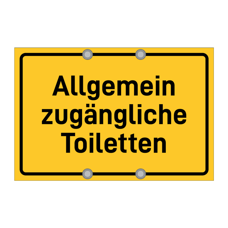 Allgemein zugängliche Toiletten & Allgemein zugängliche Toiletten