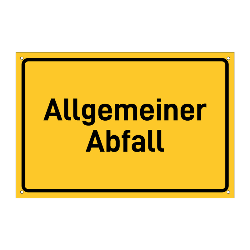 Allgemeiner Abfall & Allgemeiner Abfall & Allgemeiner Abfall & Allgemeiner Abfall