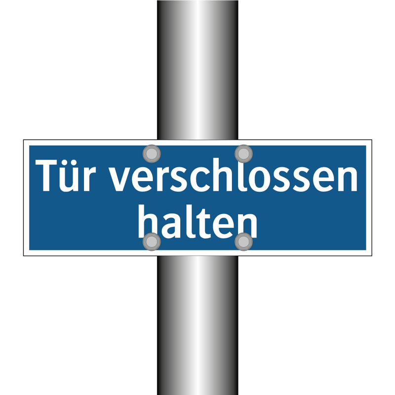 Tür verschlossen halten