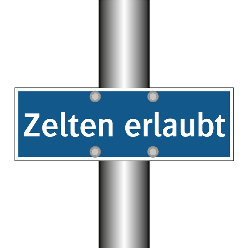 Zelten erlaubt