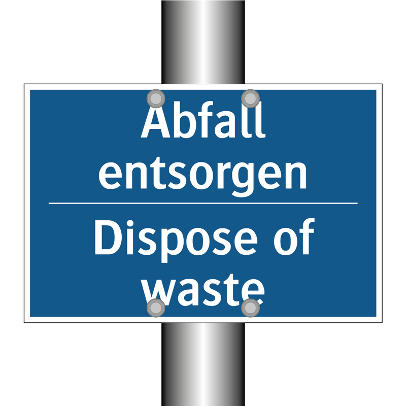 Abfall entsorgen - Dispose of waste