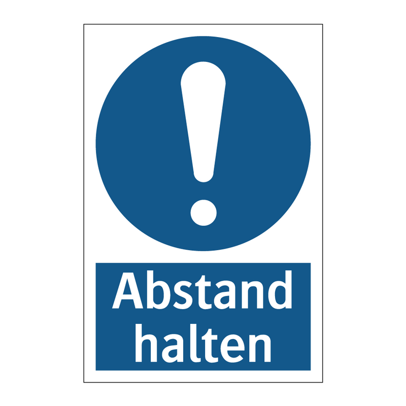 Abstand halten