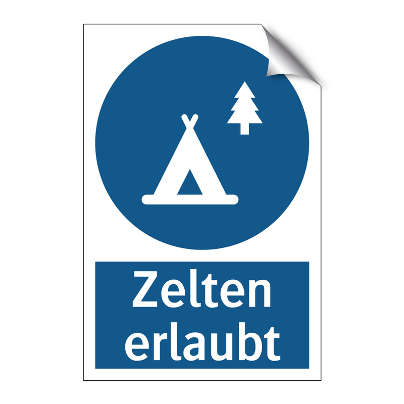 Zelten erlaubt