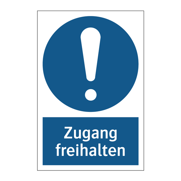 Zugang freihalten