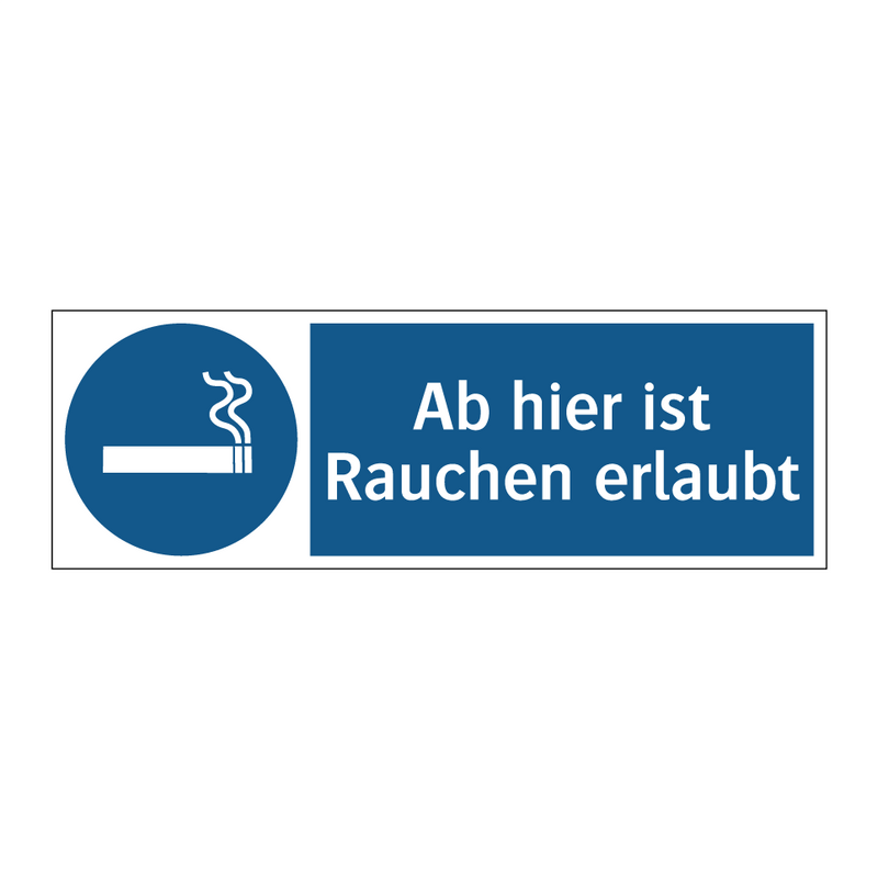 Ab hier ist Rauchen erlaubt