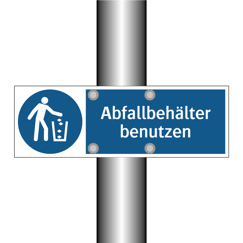 Abfallbehälter benutzen