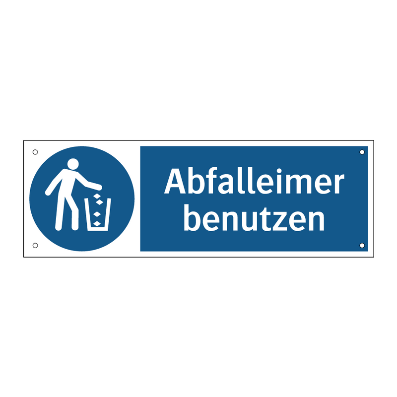 Abfalleimer benutzen