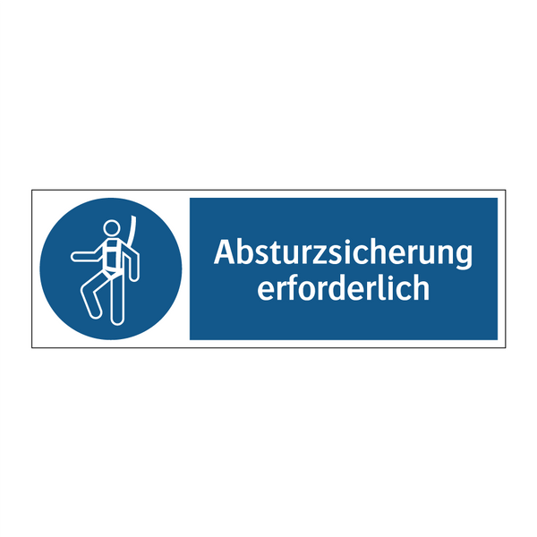 Absturzsicherung erforderlich