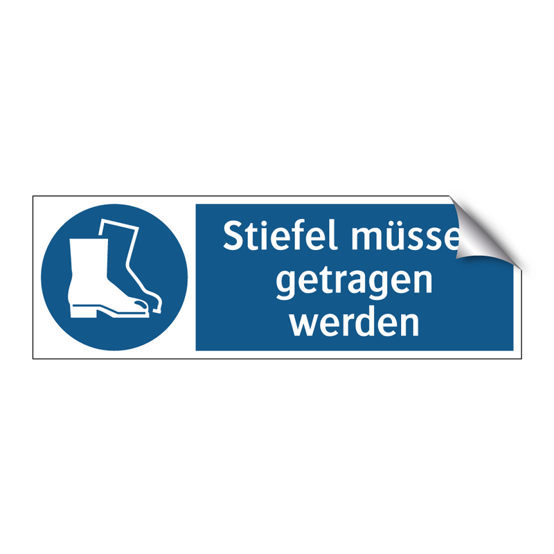 Stiefel müssen getragen werden