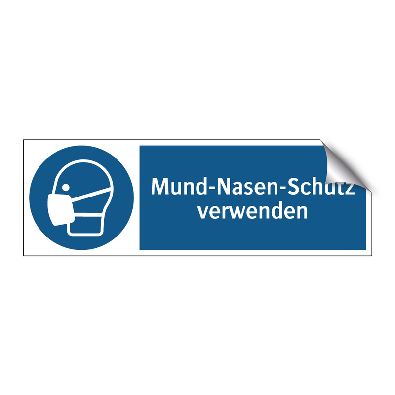 Mund-Nasen-Schutz verwenden