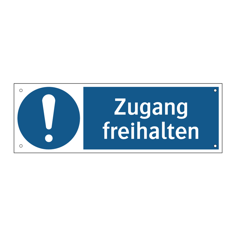 Zugang freihalten