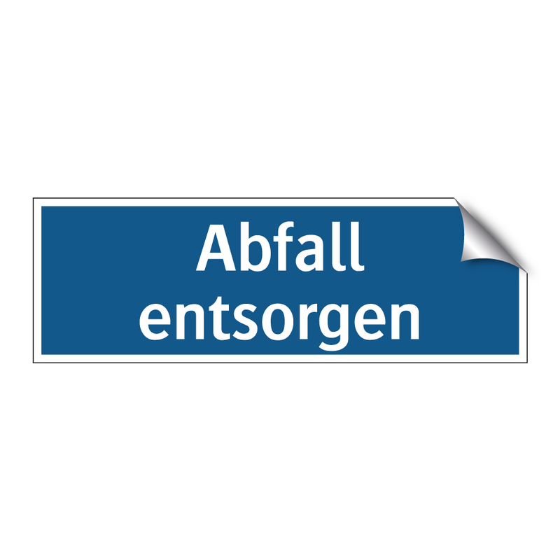 Abfall entsorgen