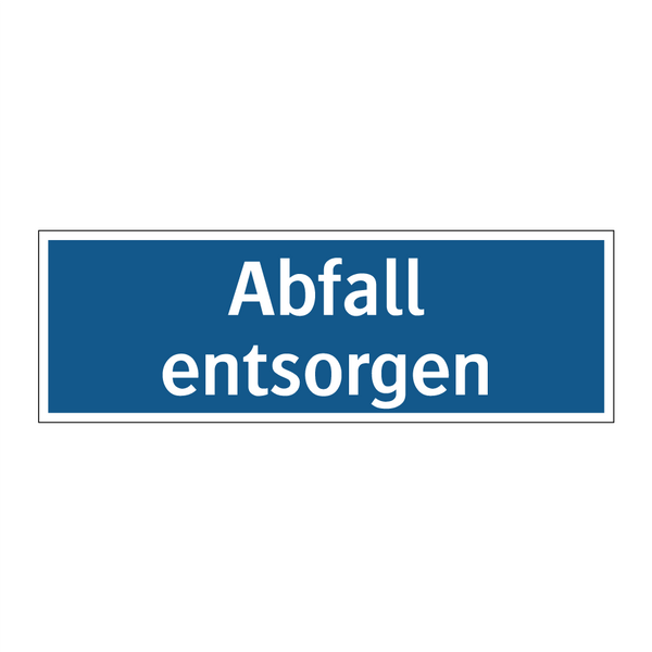 Abfall entsorgen