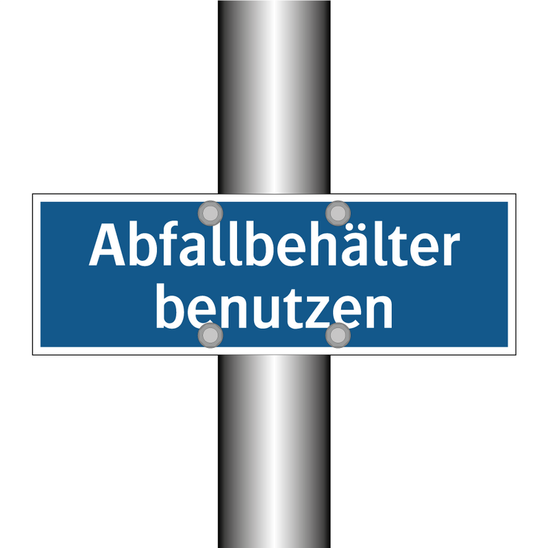 Abfallbehälter benutzen