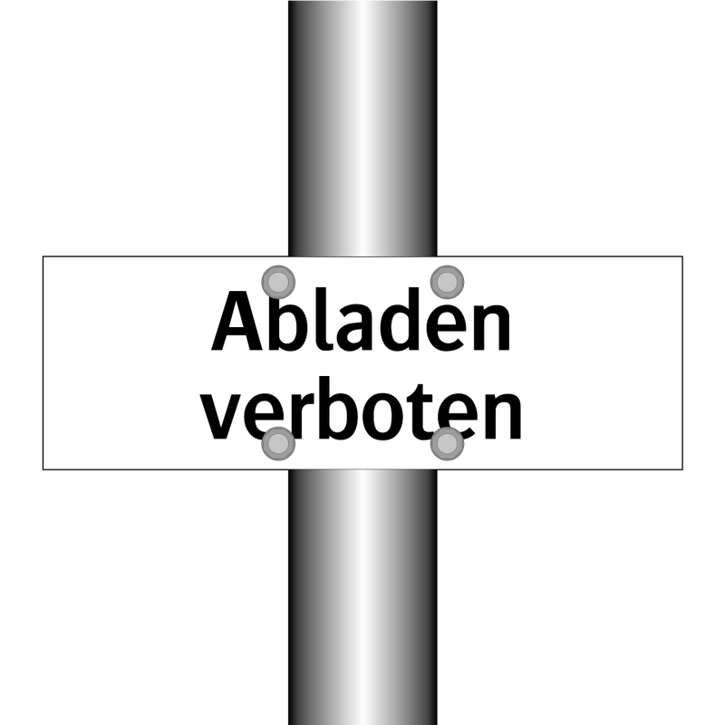 Abladen verboten