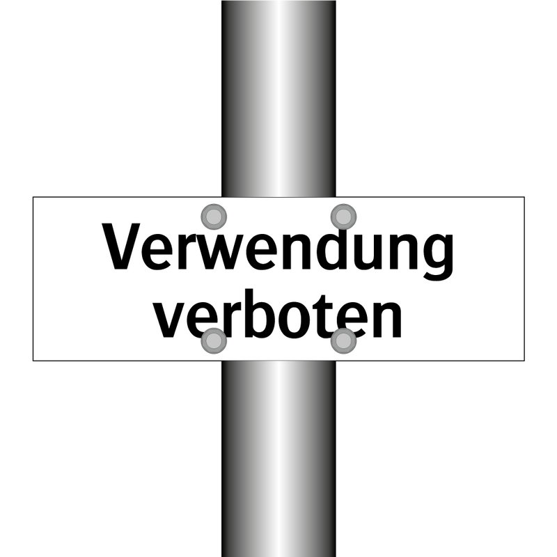 Verwendung verboten