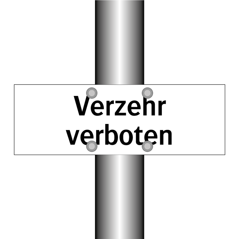 Verzehr verboten