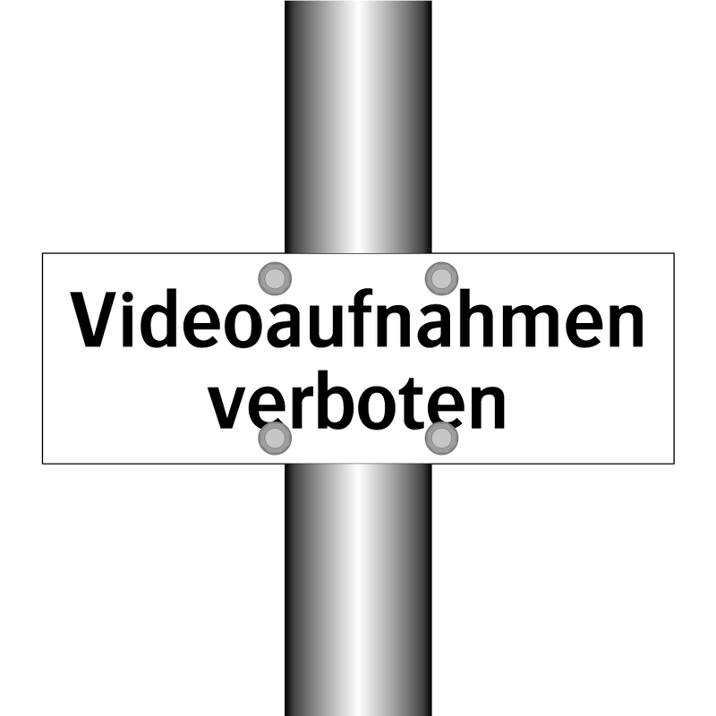 Videoaufnahmen verboten