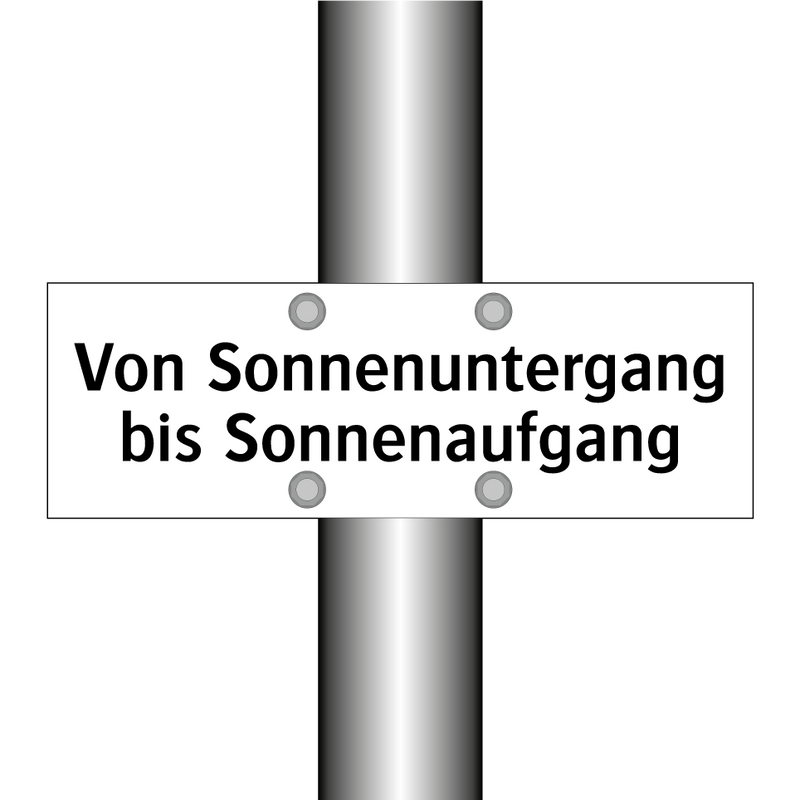 Von Sonnenuntergang bis Sonnenaufgang