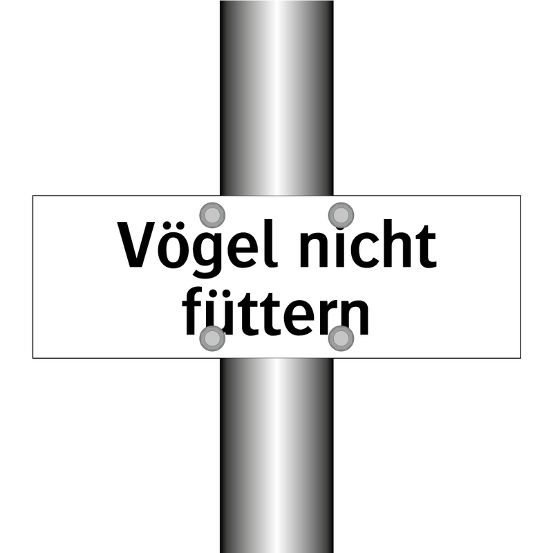 Vögel nicht füttern