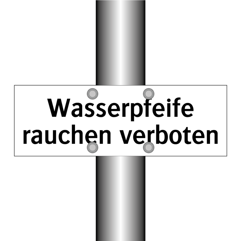 Wasserpfeife rauchen verboten