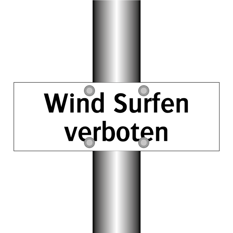 Wind Surfen verboten