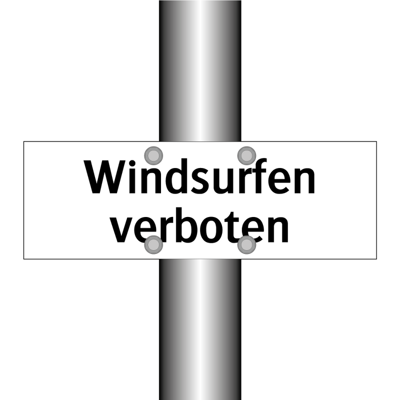 Windsurfen verboten