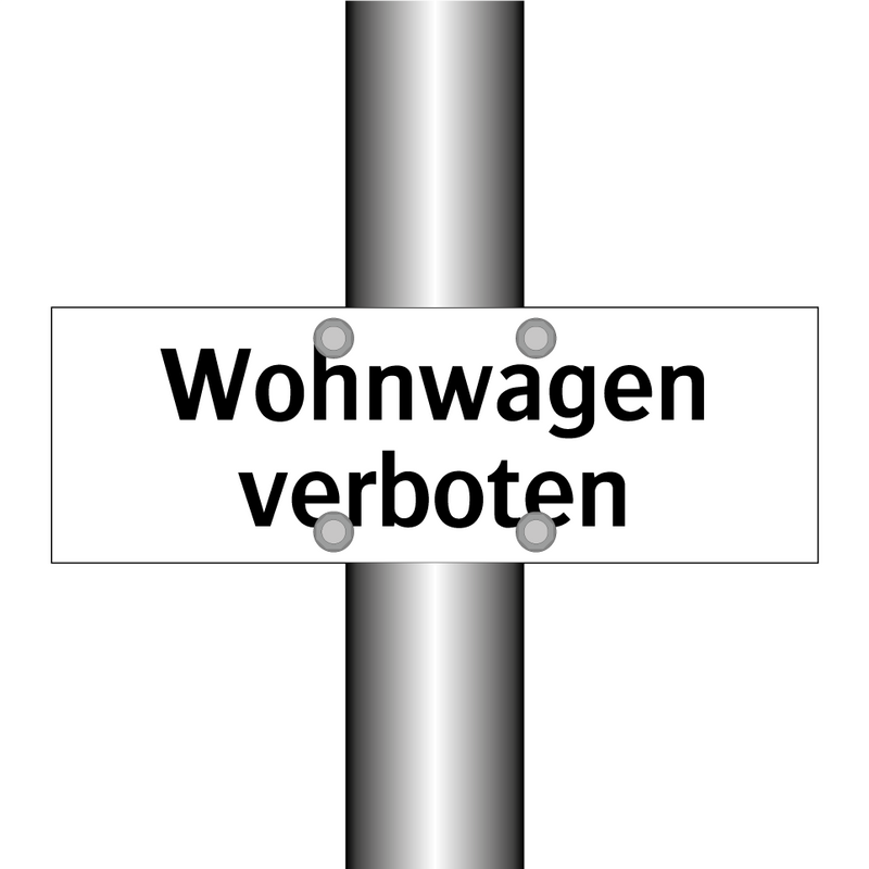 Wohnwagen verboten